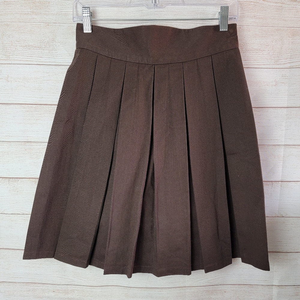 Legazy Brown School Girl Style Skirt Size Medium